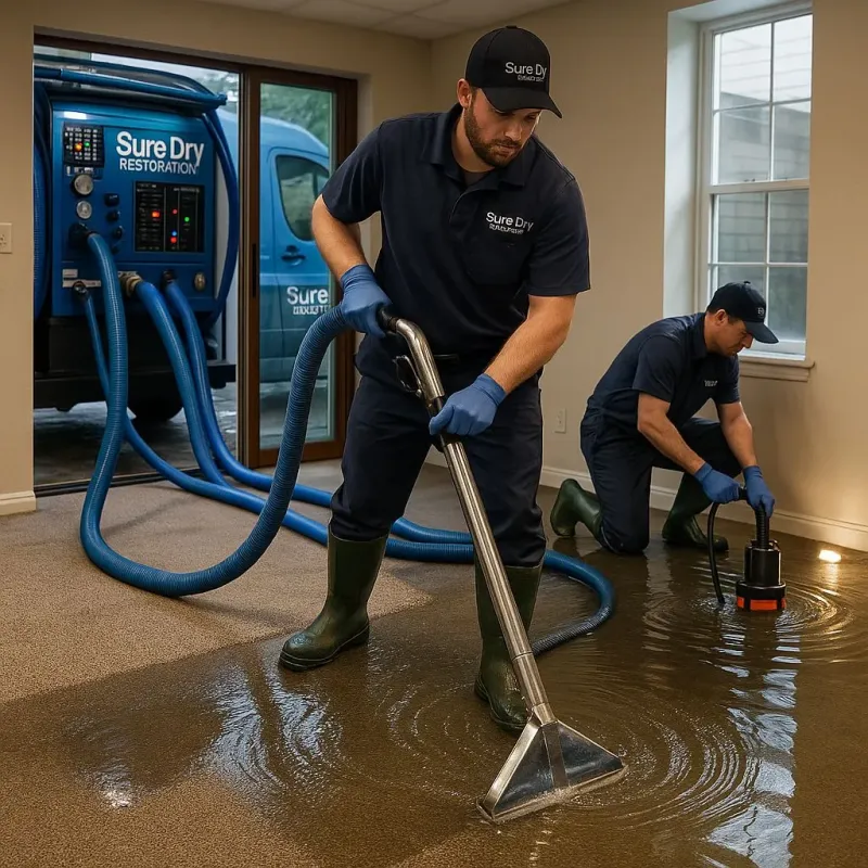 Water Extraction and Removal process in Fort Knox, KY